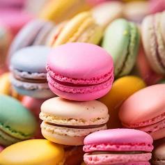 The image for Modern Macarons: Bold Flavors & Elegant Finishes