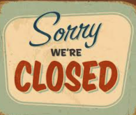The image for Cafe Closed for flooring installation